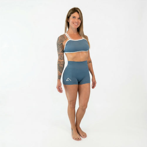 Women's High-Compression Athletic Set | Top + Shorts